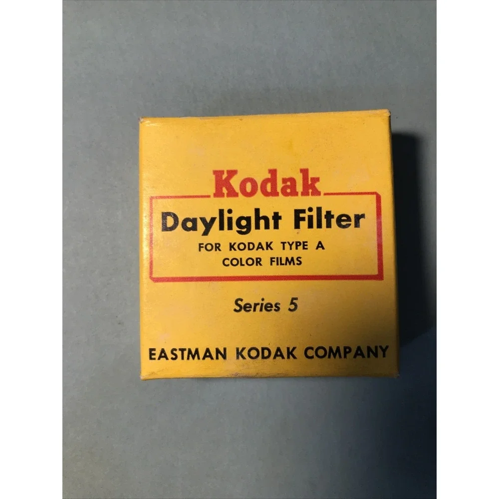 Lot Cine Kodak Vtg K-100 Viewfinder Lens BOX ONLY, Daylight Filter, Photoguide